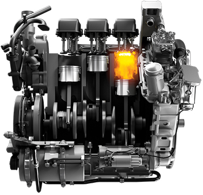 Image of a clean diesel engine